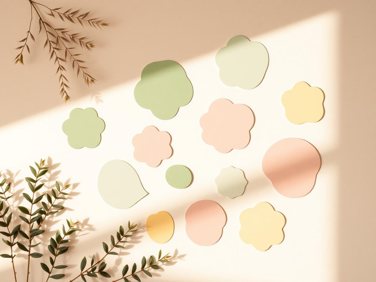 Wildflower wall sticker set